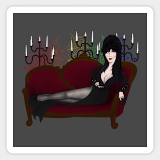 Elvira mistress of the dark. Spooky and gay! Magnet